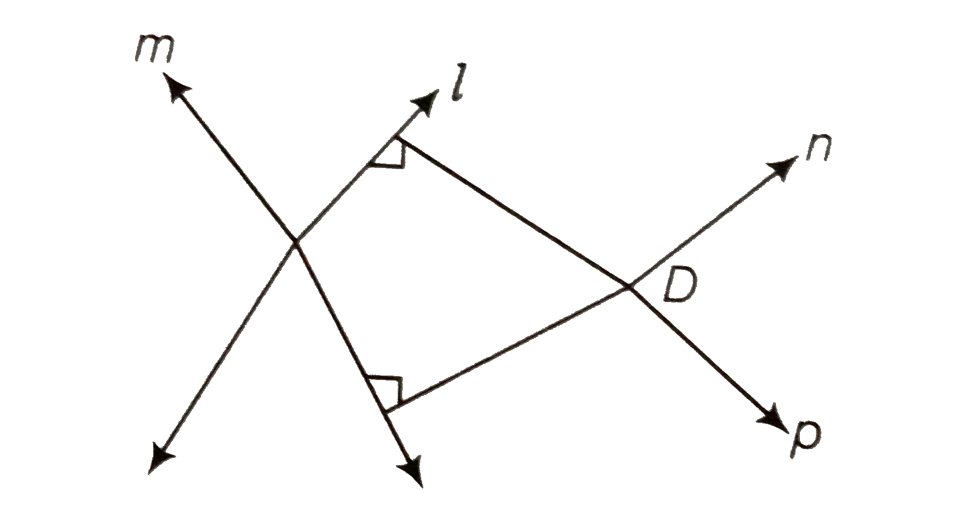 Prove that two lines that are respectively perpendicular to two