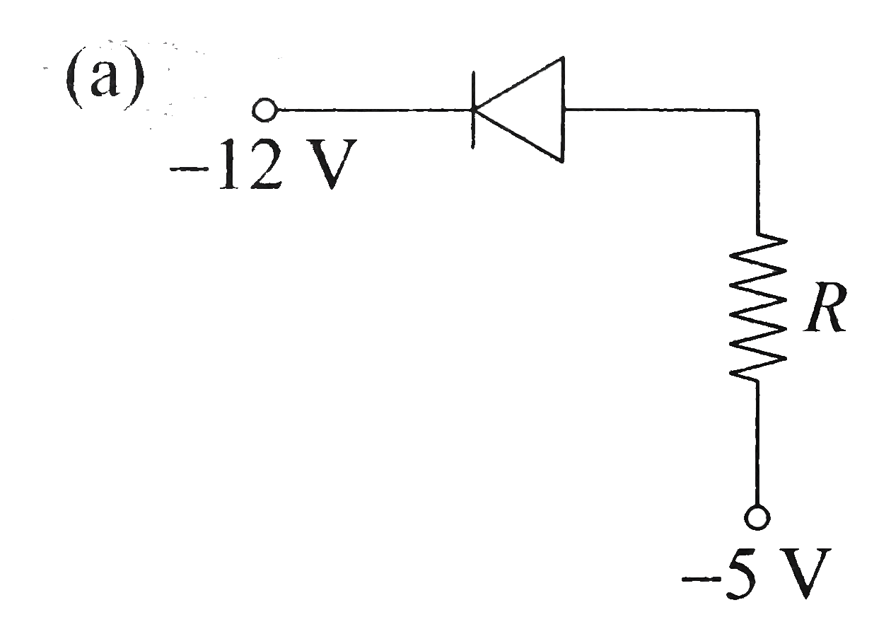 Of the diodes shown in the following diagrams, which one is reverse