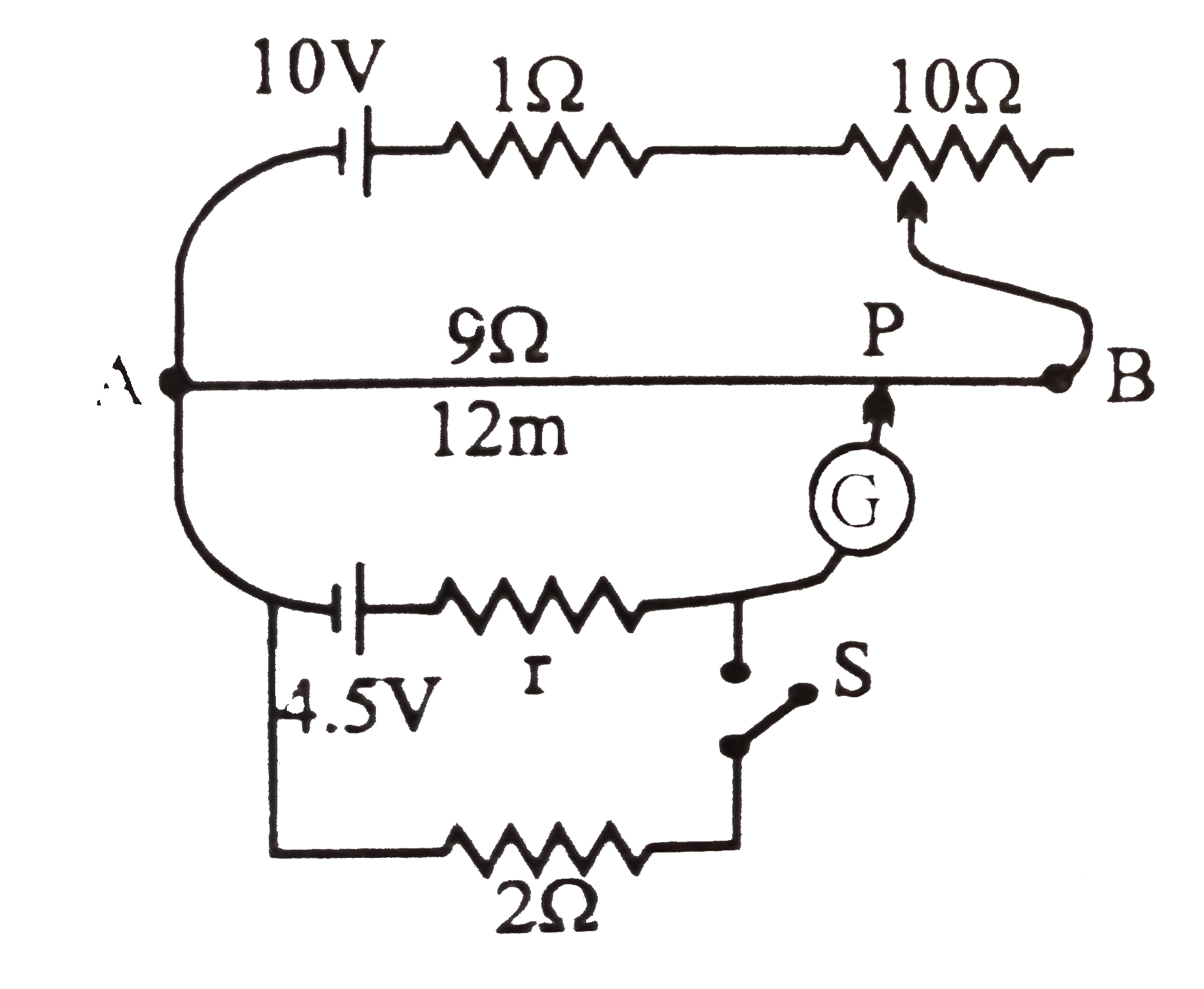 In the primary circuit of potentiometer the rheostat can be varied from