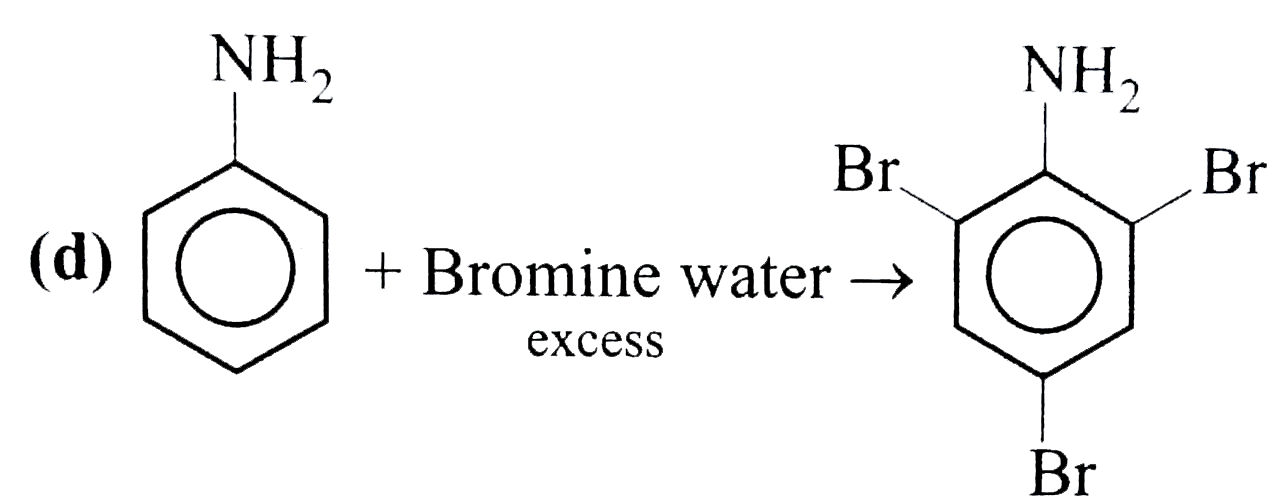 Aniline on treatment with excess of bromine water gives Sarthaks