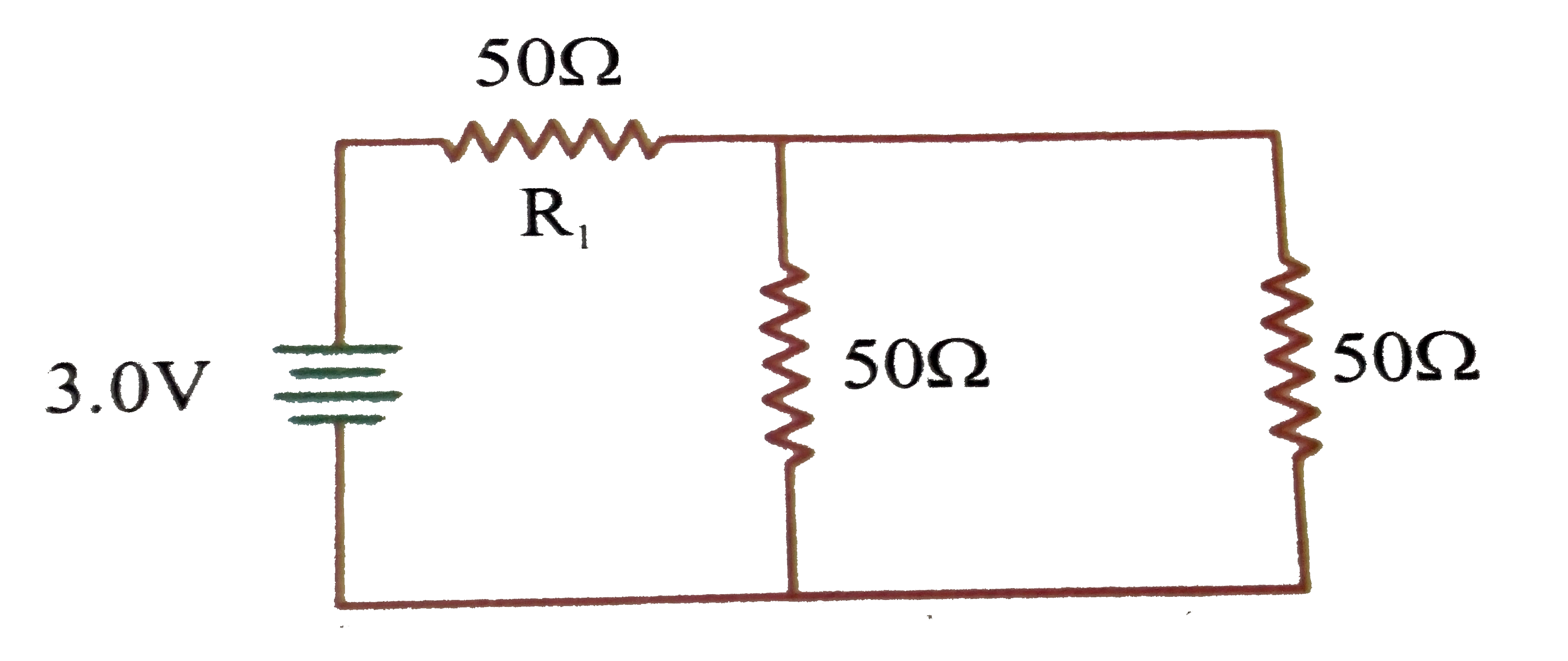 A network of four unequal resistor `R_(1),R_(2),R_(3)` and `R_(4)` are