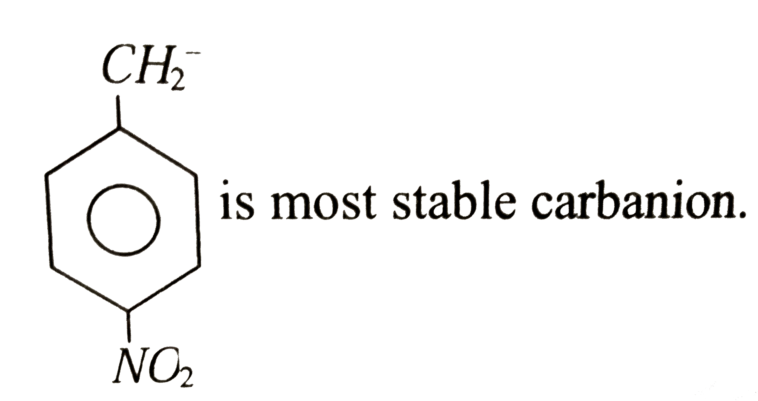 most-stable-carbanion-is-sarthaks-econnect-largest-online-education