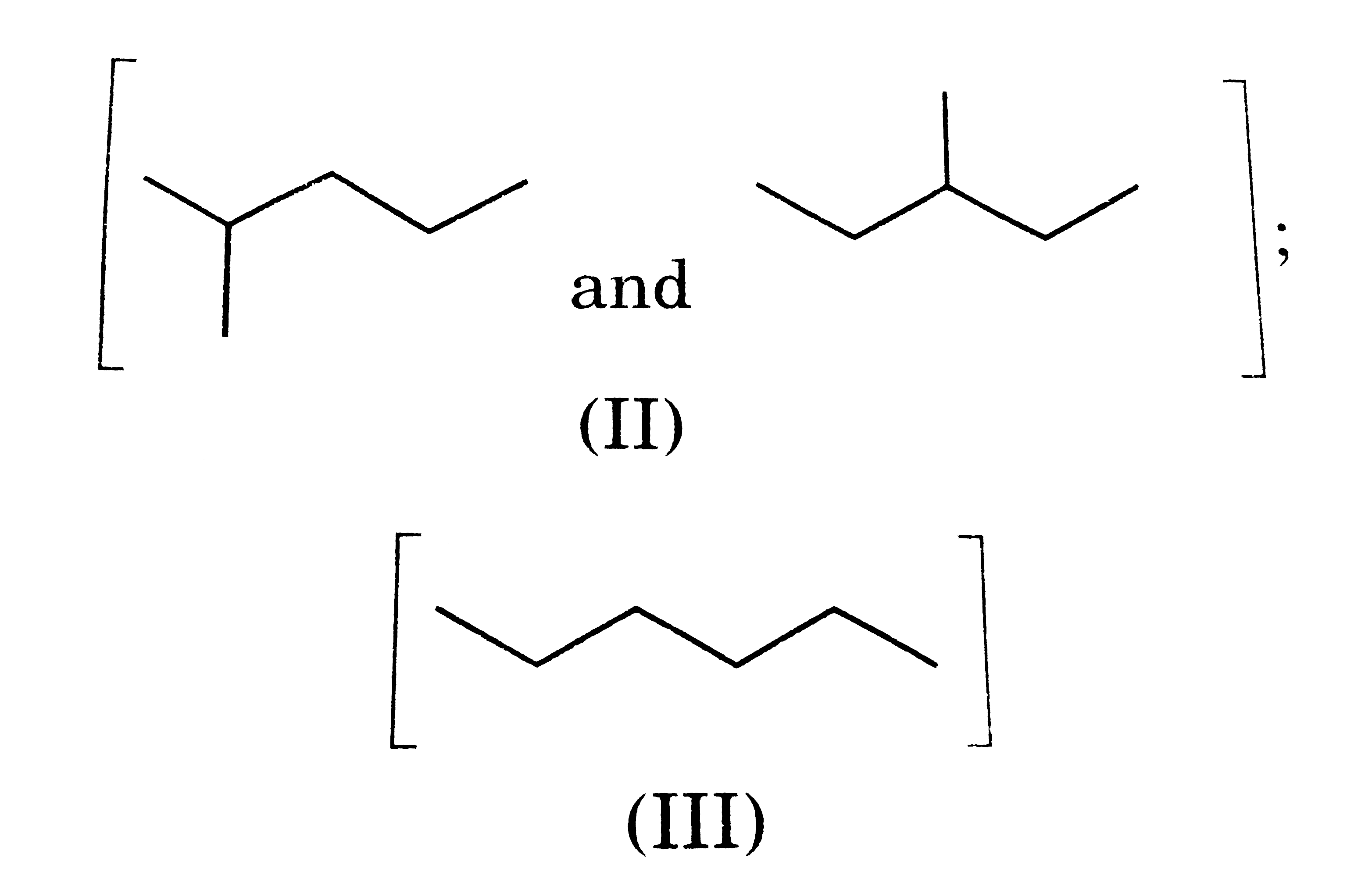 Isomers of hexane , based on their branching can be divided into three