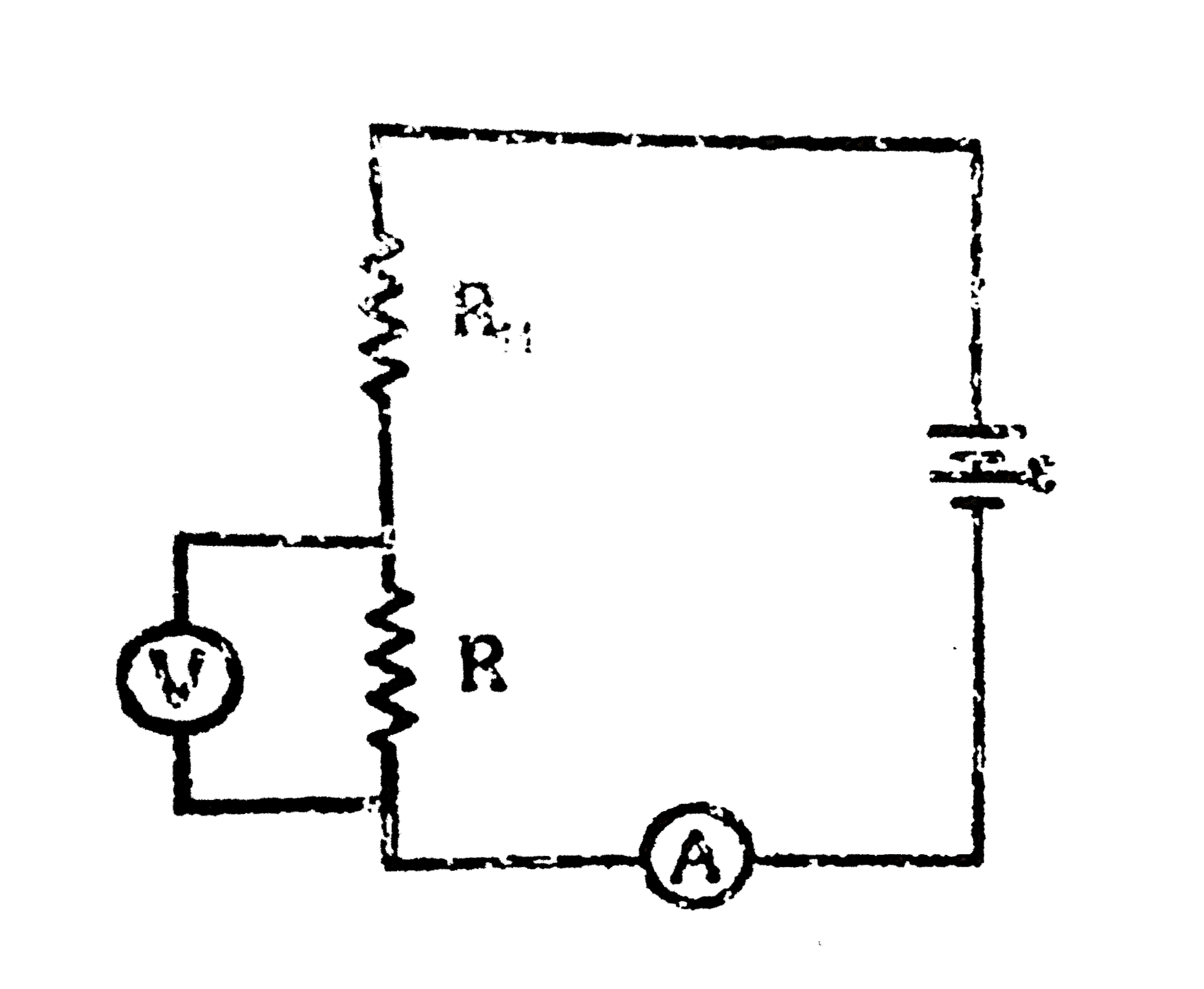 In the circuit shown, voltmeter is ideal and its least count is 0.1 V