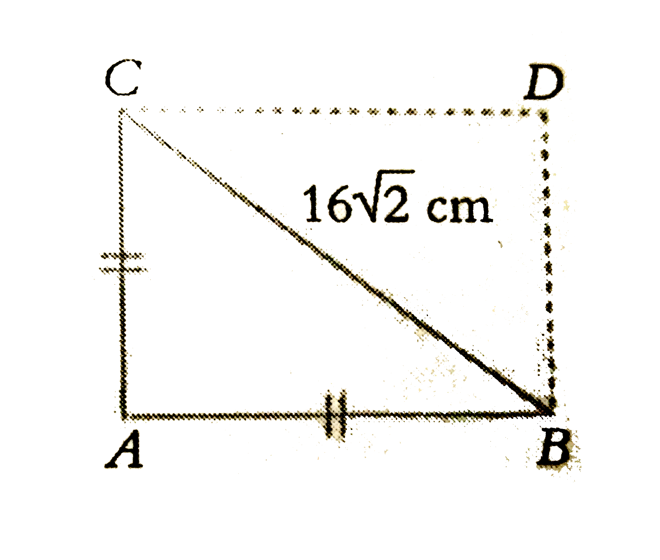 Isosceles triangle hypotenuse graphicfiln