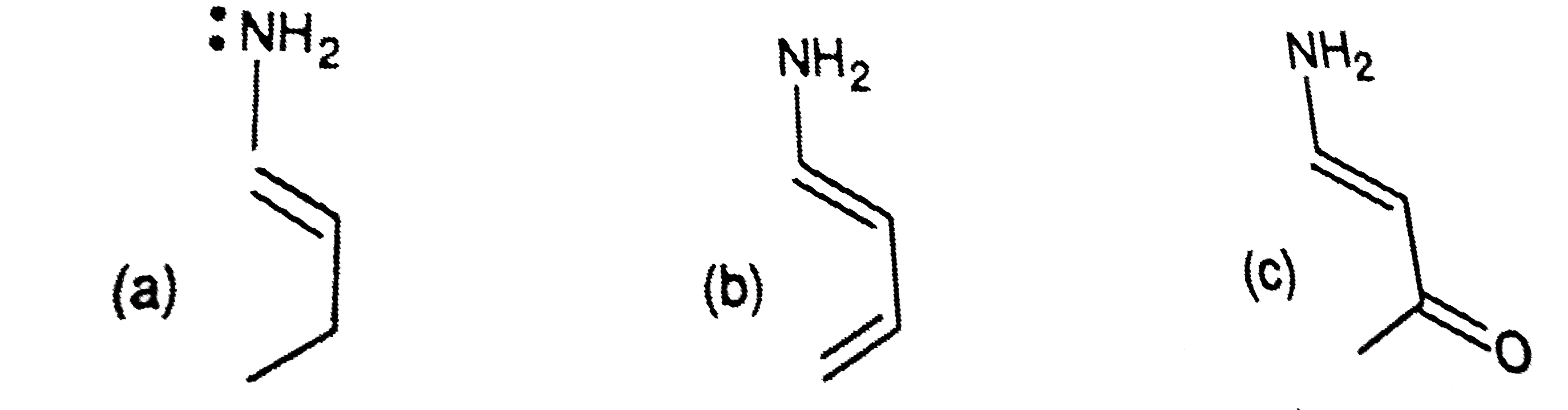 Which of the following is incorrect about the given molecules