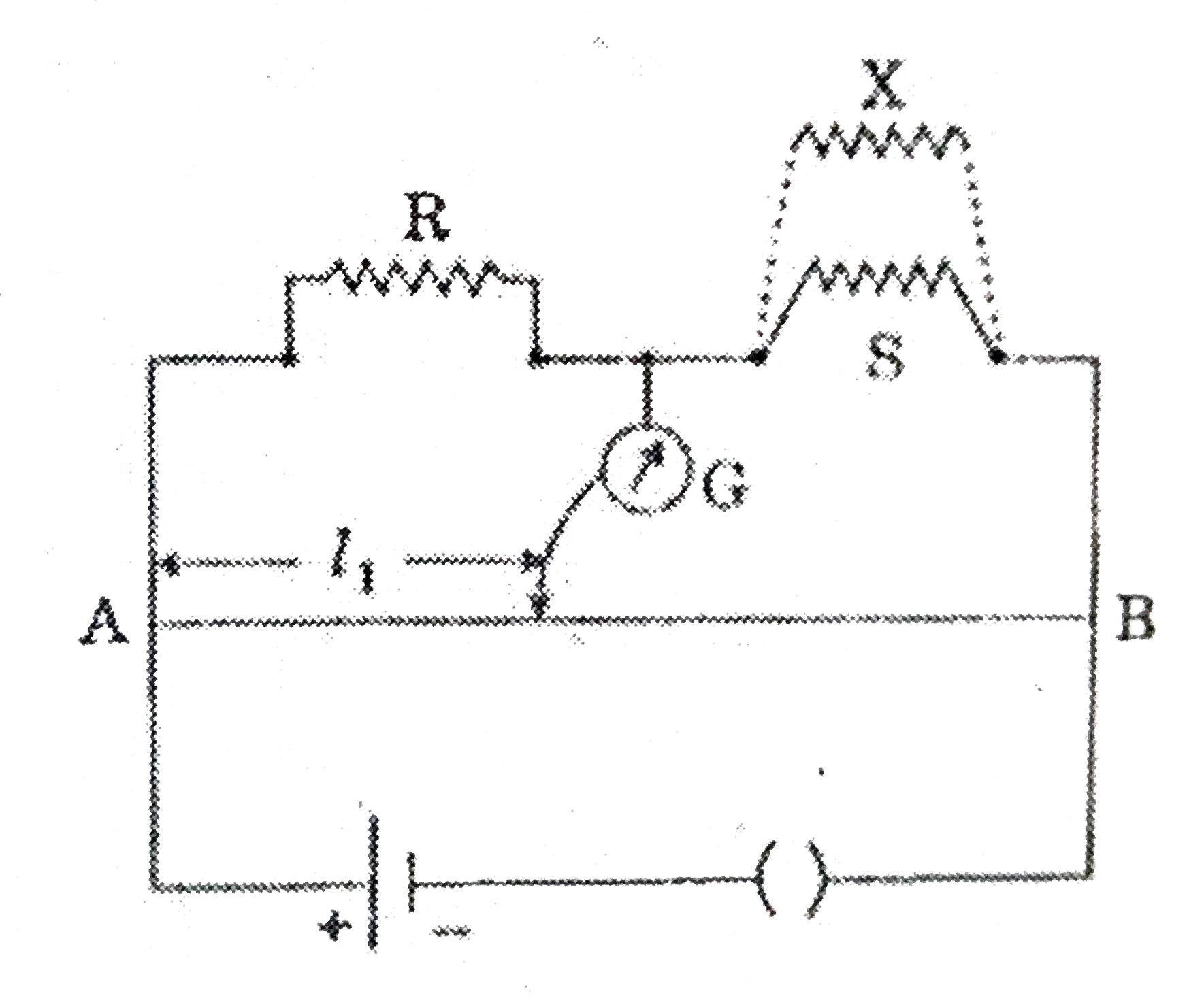 (i) State the principle of working of a meter bridge. (ii) In a meter