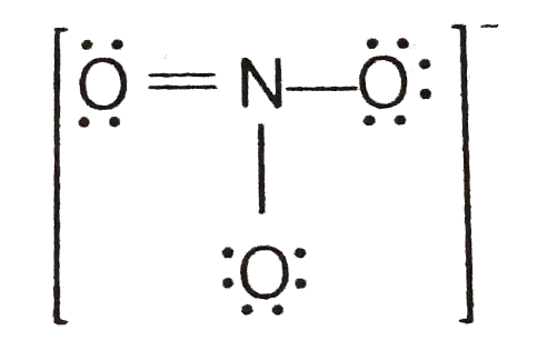 In `NO_(3)^(-)` ion, the number of bond pairs and lone pairs of ...