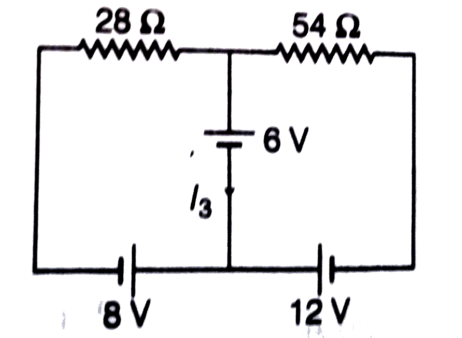 Consider The Circuit Shown In The Figure The Current l 3 Is Equal 